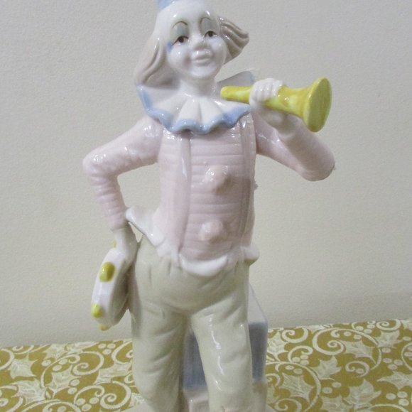 Vintage Paul Sebastian 12" Cerami Porcelain Clown Figurine Excellent new - Picture 4 of 12